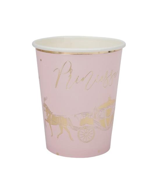 gobelets princesse rose