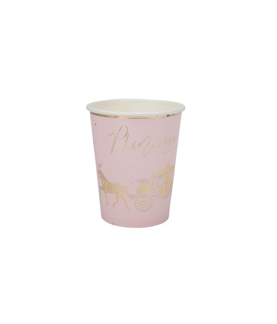 gobelets princesse rose