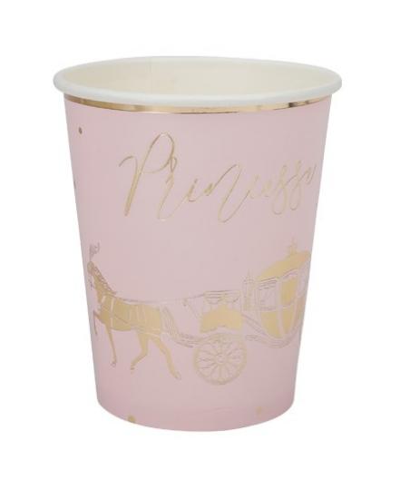 gobelets princesse rose