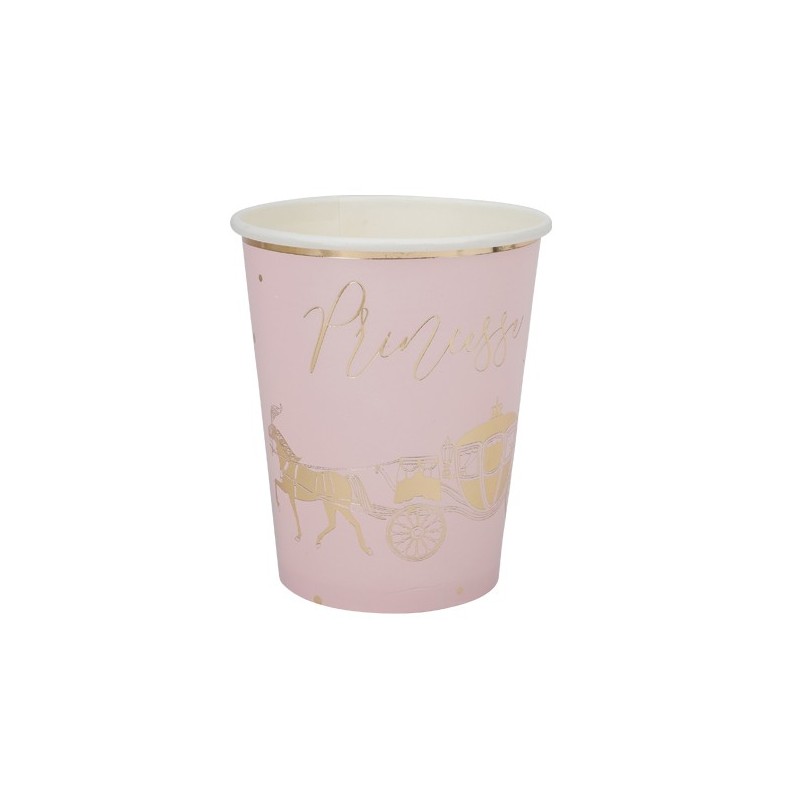 gobelets princesse rose