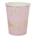 gobelets princesse rose