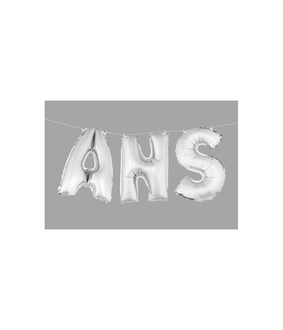 Ballons lettres "ans" (3 pcs) haut. 36 cm