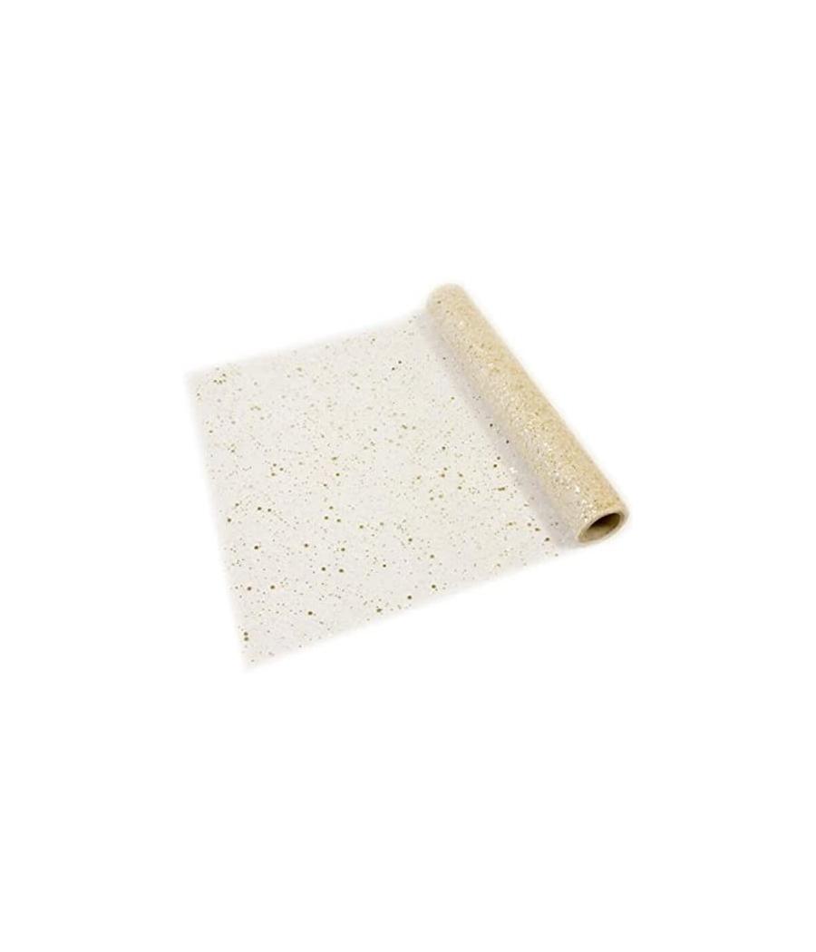 chemin de table tulle pailleté