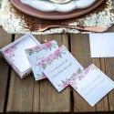 Jeu QUESTIONNAIRE EVJF Carton Fleuri