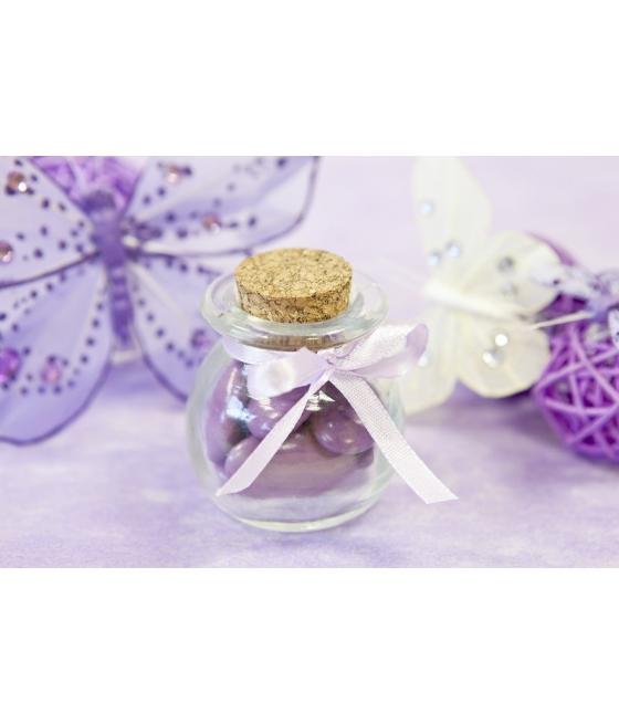 POT EN VERRE FORME RONDE