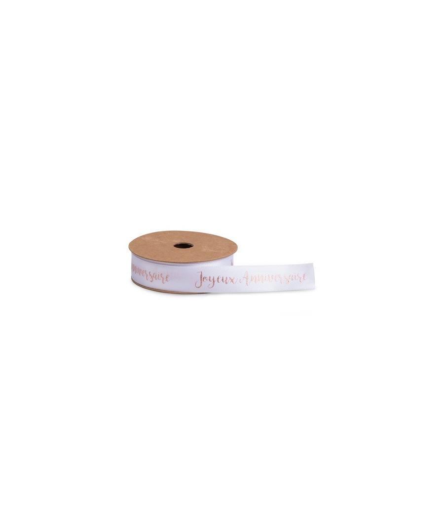 RUBAN SATIN BLANC
