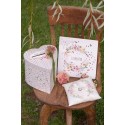 Tirelire mariage fleuri