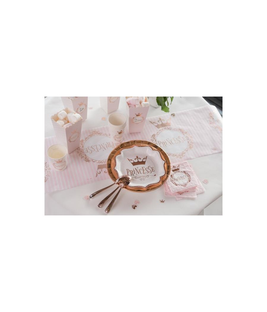 10 Assiettes Princesse métal