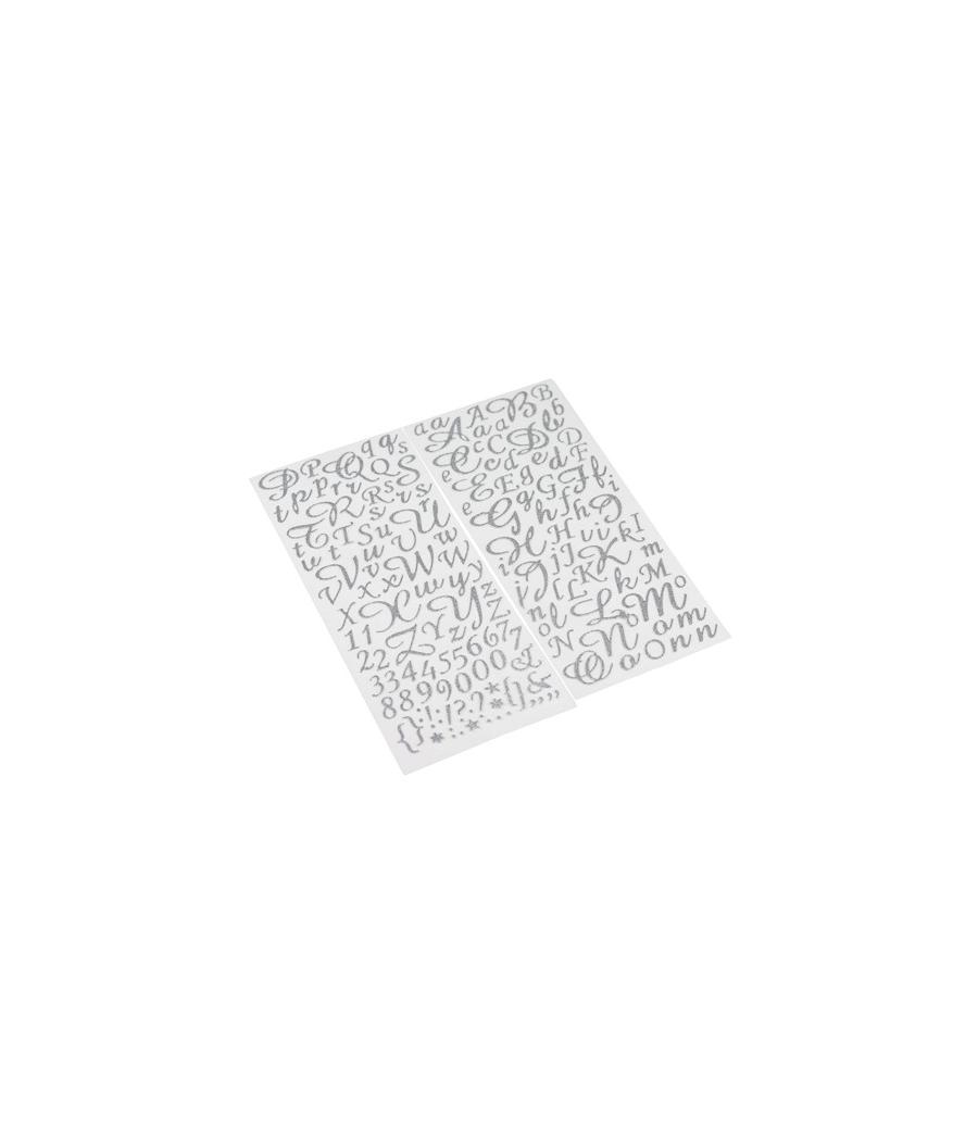 Stickers Alphabet Argent