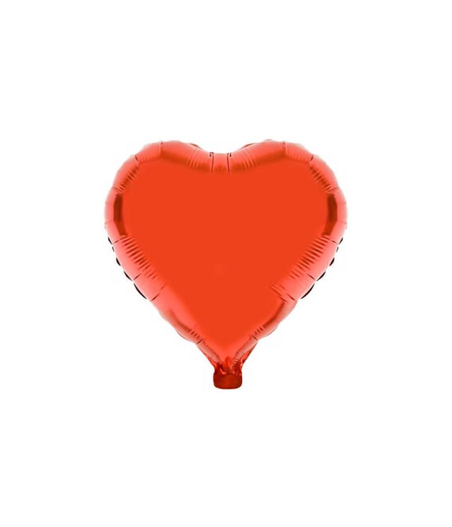 Ballon métallisé couleur rouge