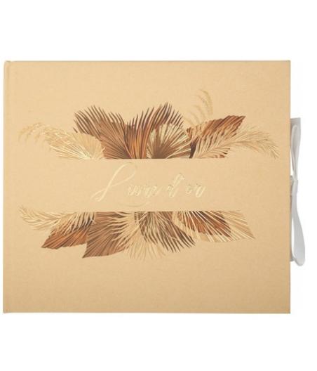 Livre d'or Palm leaf