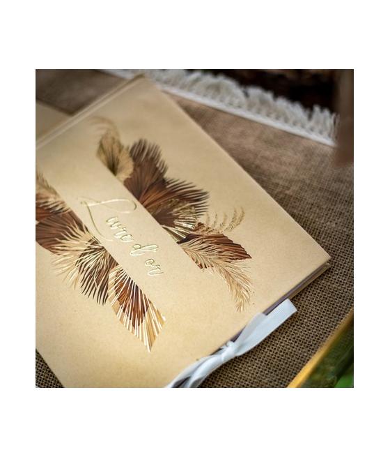 Livre d'or Palm leaf