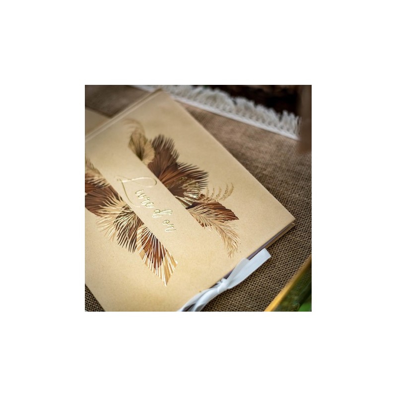 Livre d'or Palm leaf