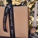 Joli ruban satin noir