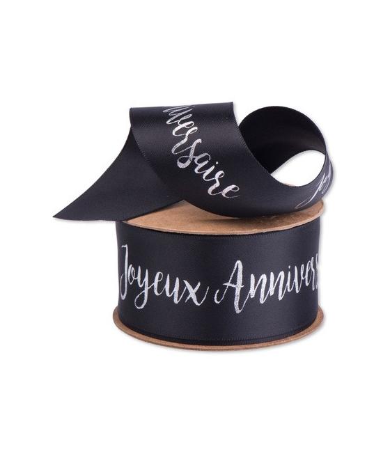 Joli ruban satin noir