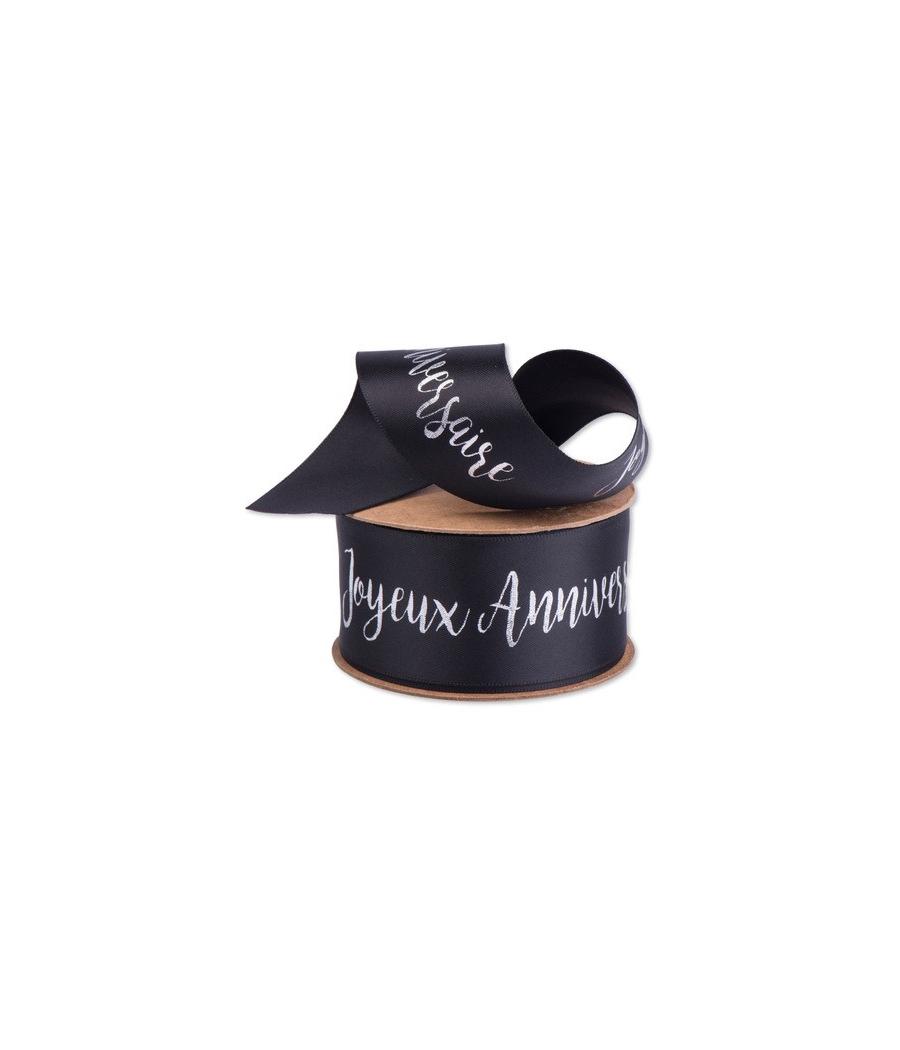 Joli ruban satin noir