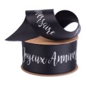 Joli ruban satin noir