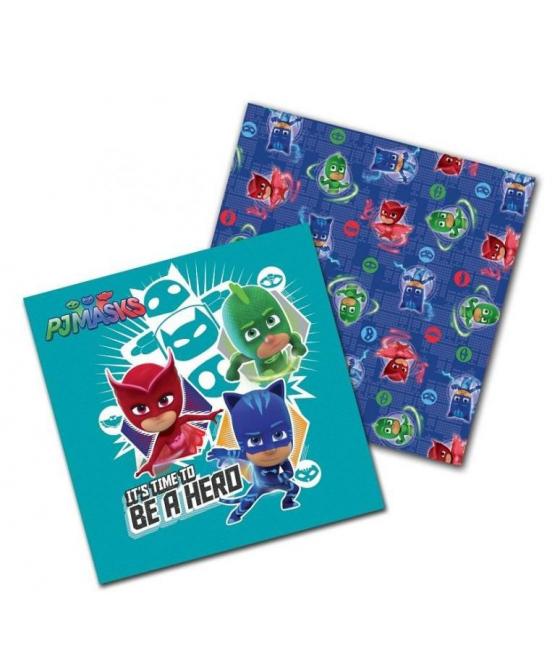 16 serviettes en papier