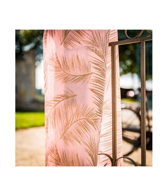 Chemin De Table Lin Fougère Rose