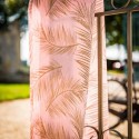 Chemin De Table Lin Fougère Rose