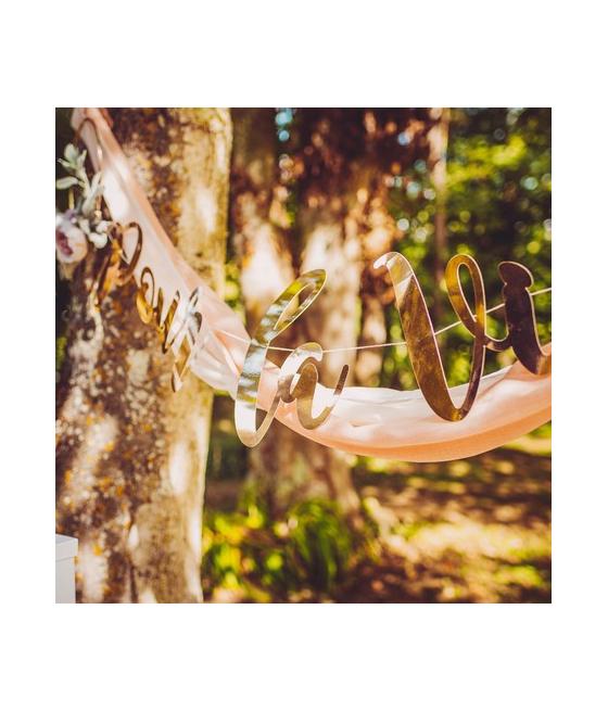 GUIRLANDE POUR LA VIE ROSE GOLD 1.20M