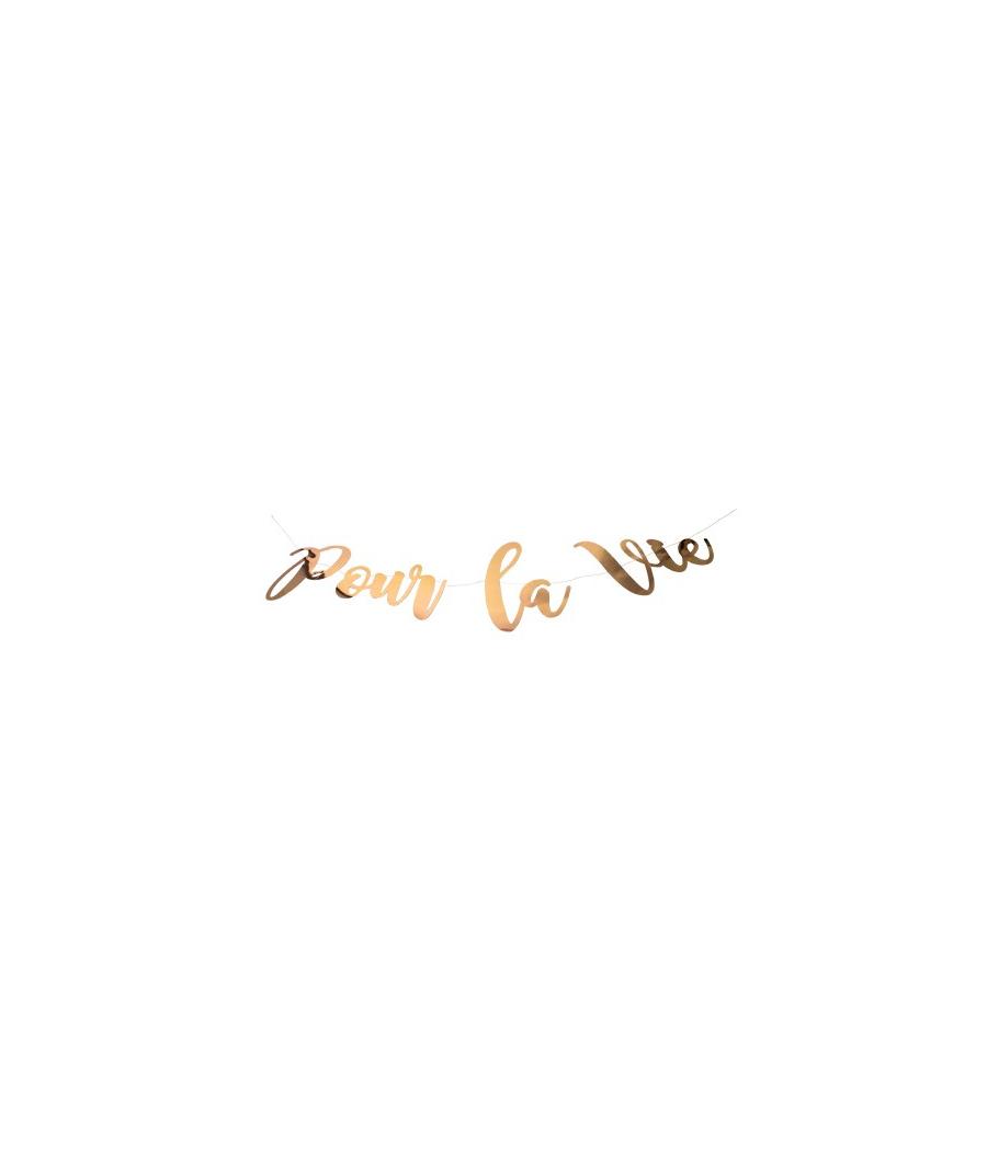 GUIRLANDE POUR LA VIE ROSE GOLD 1.20M