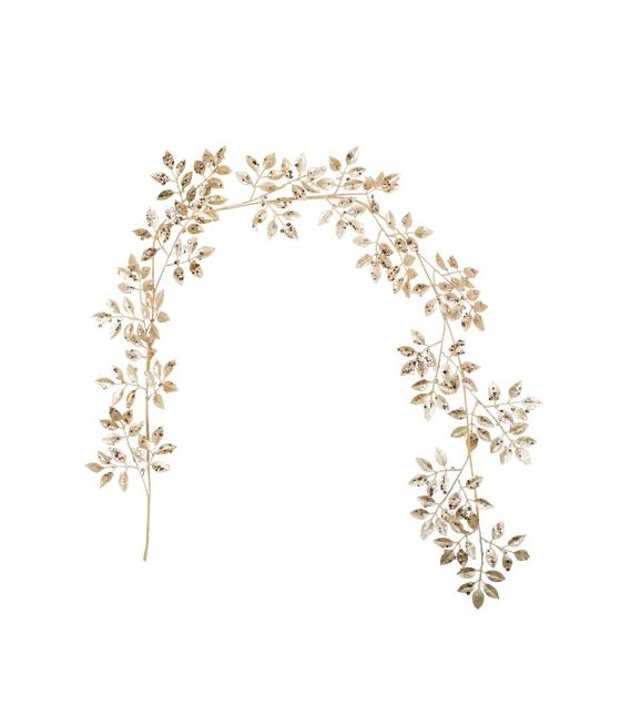 Guirlande féerique paillettes et sequins champagne