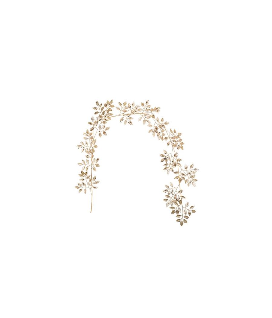 Guirlande féerique paillettes et sequins champagne