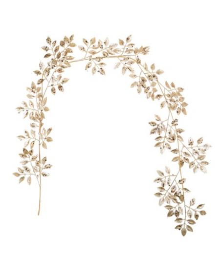 Guirlande féerique paillettes et sequins champagne
