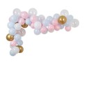 Kit arche de 58 ballons la gender bleu ciel rose