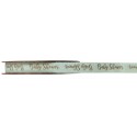 Ruban Baby shower autocollant vert