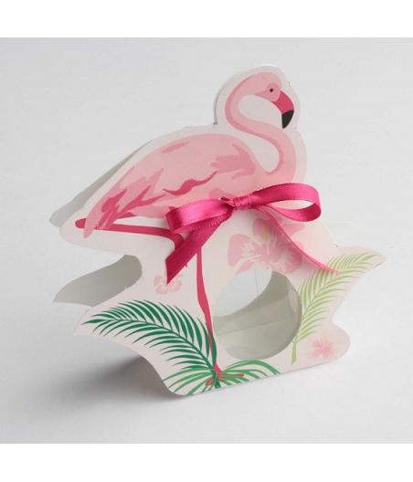 50 ballotins flamant rose