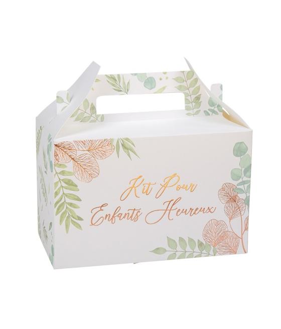 6 boites enfants heureux botanique