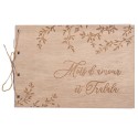 Livre d'or en bois