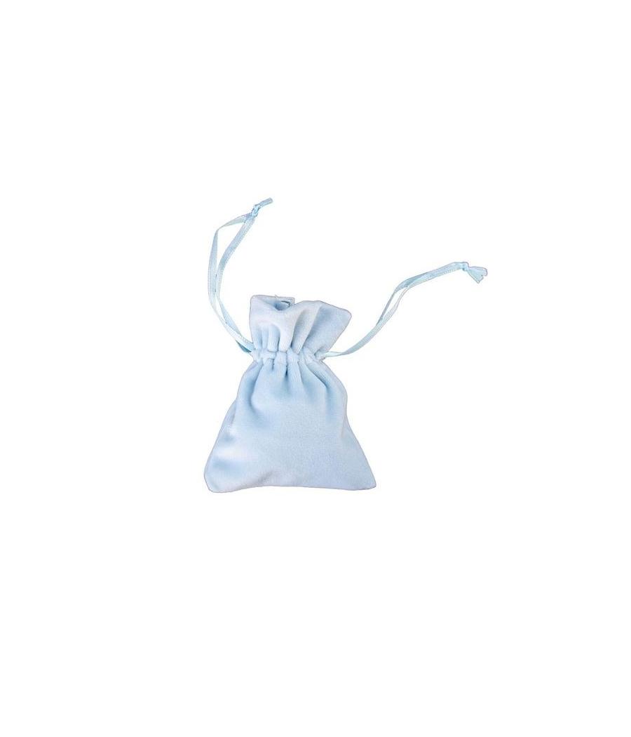 4 sachets en velours Bleu