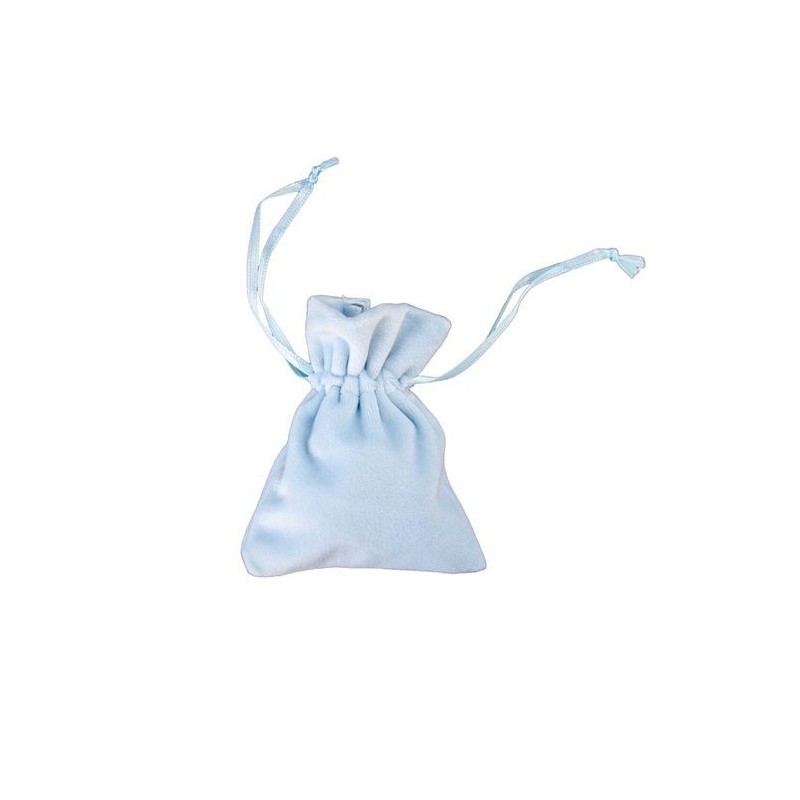 4 sachets en velours Bleu