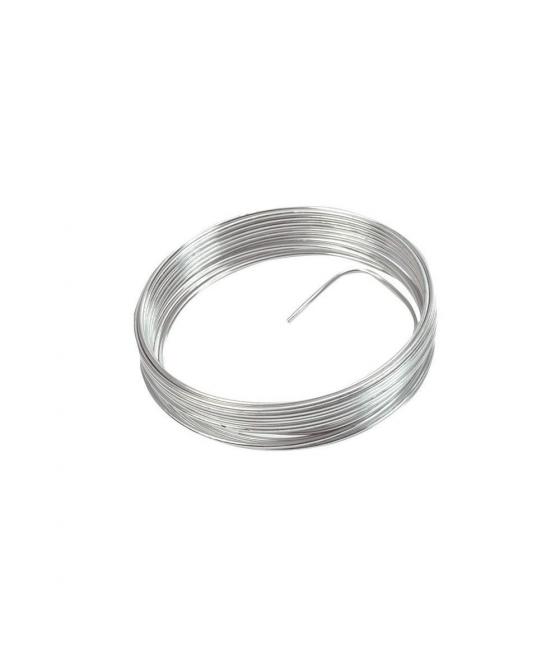 Fil d'aluminium argent