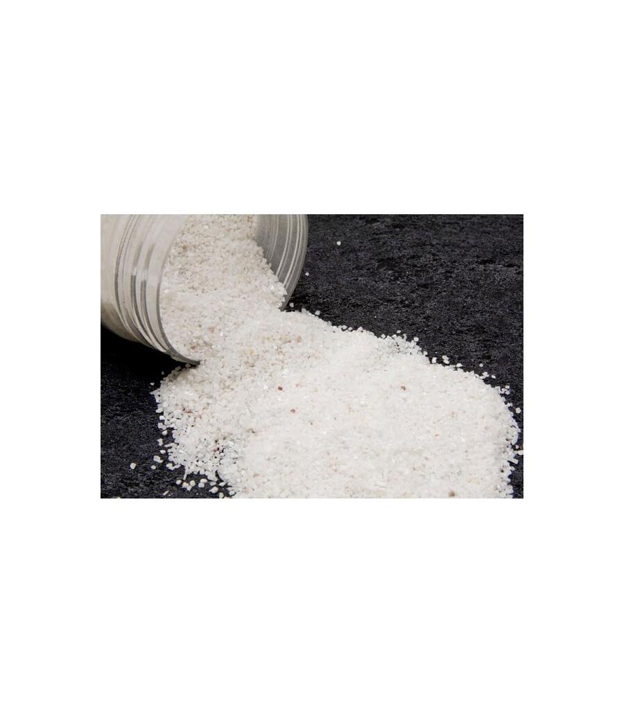 Sable de couleur blanche