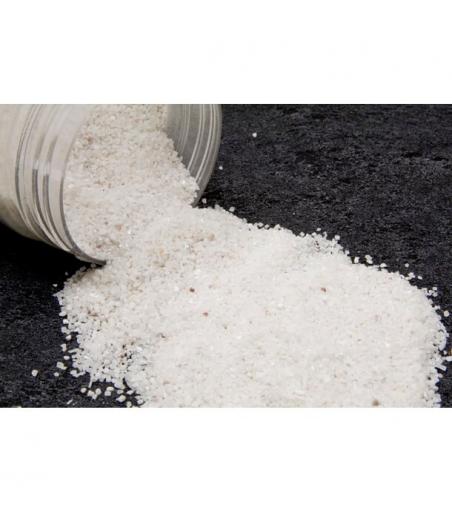 Sable de couleur blanche