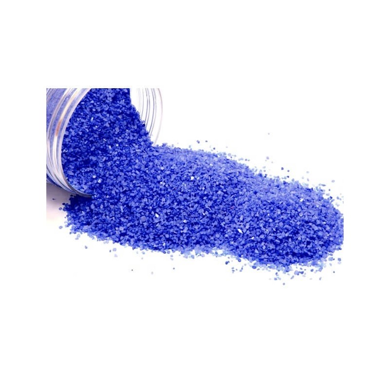 Sable de couleur bleu royal