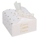 10 contenants  petits cœurs papier texturé