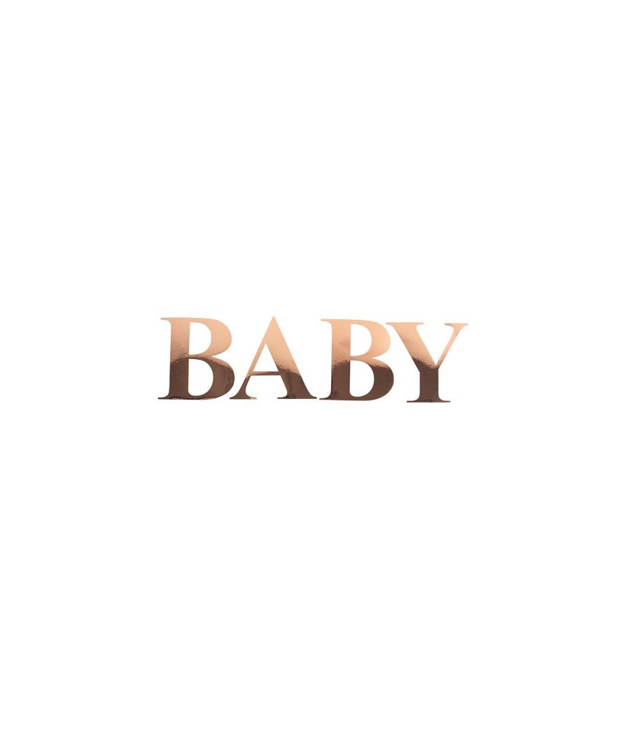 Stickers baby rose gold 15CM