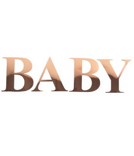 Stickers baby rose gold 15CM
