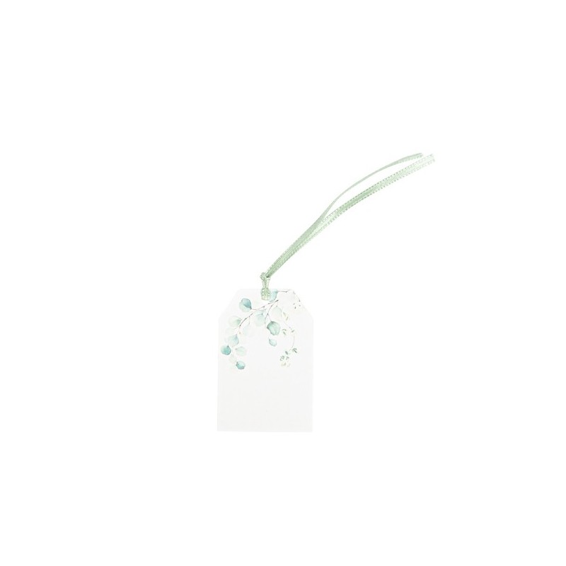 Étiquettes Sauge Green Blanc,