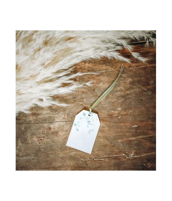 Étiquettes Sauge Green Blanc,