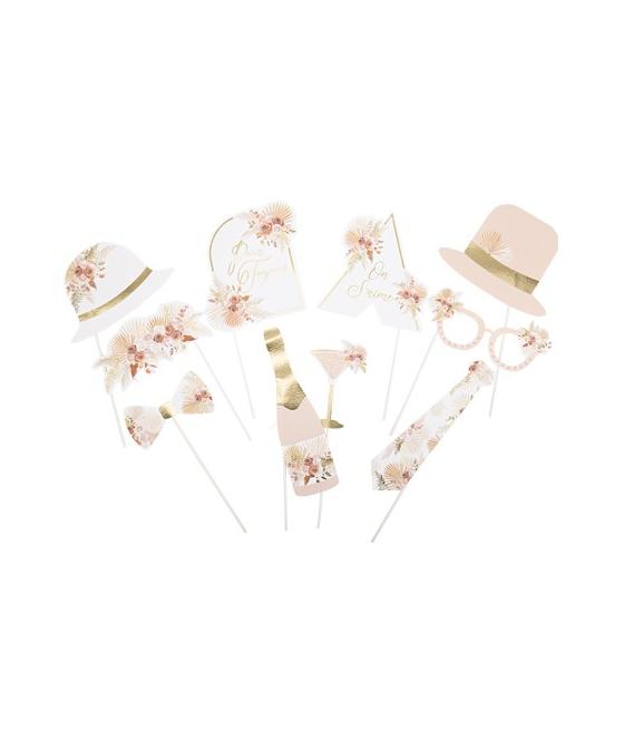 Kit Photobooth Coachella Mood Blanc