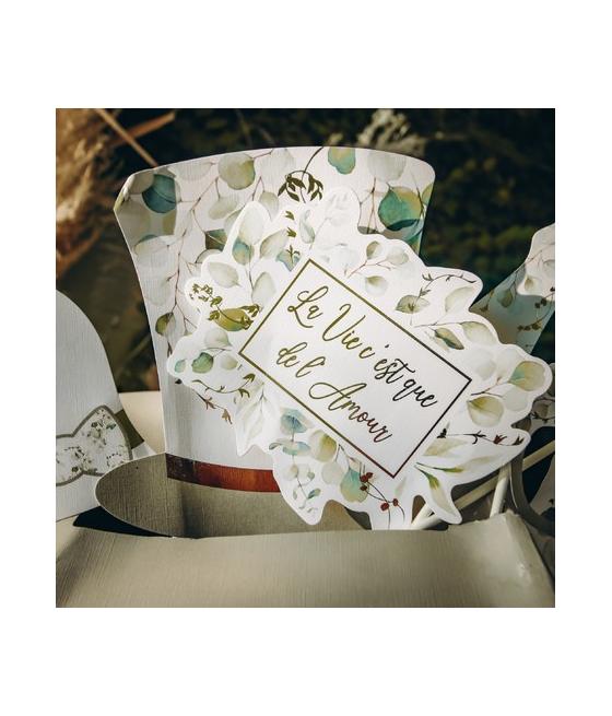 Kit Photobooth Sauge Green Blanc