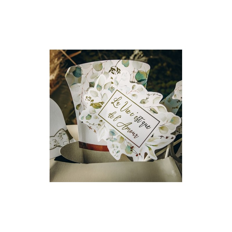 Kit Photobooth Sauge Green Blanc