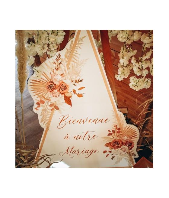 Panneau Bienvenue à Notre Mariage