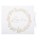 Livre d'Or Jolis Brins Blanc et Or